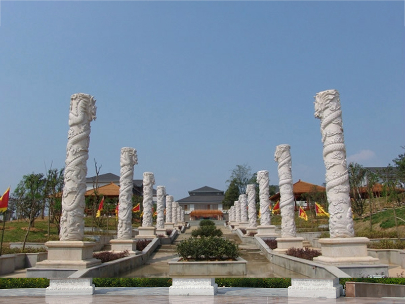 石龍柱設計到雕刻的過程